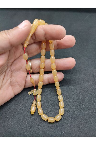 İskeçe Exclusive There Is No Other Place!!! Furkan Gül Master Artifact Ringed Imame Hand Size Tightening Amber Certified 8342