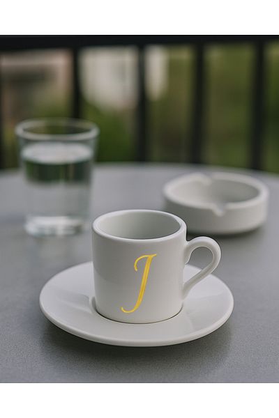 TREND YANKI Letter Printed T. Coffee Cup