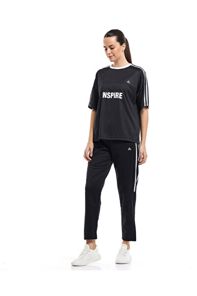 R&B Solid Trackpants with Drawstring Waist