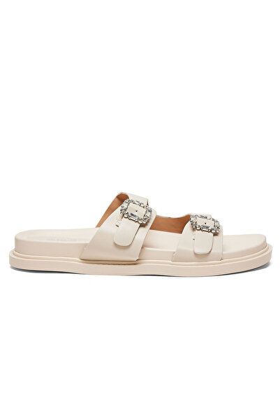 R&B Accessory Buckle Detail Flat Sandals