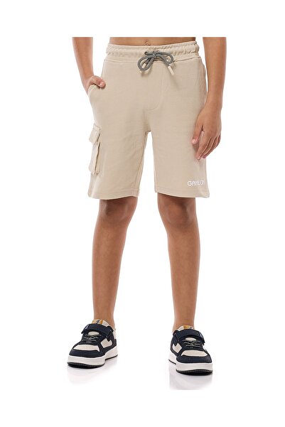 R&B Textured Knit Shorts with Drawstring Waist