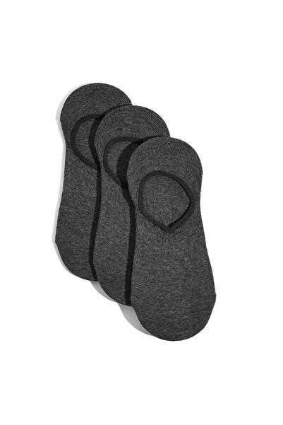 R&B Pack of 3 Solid No Show Socks