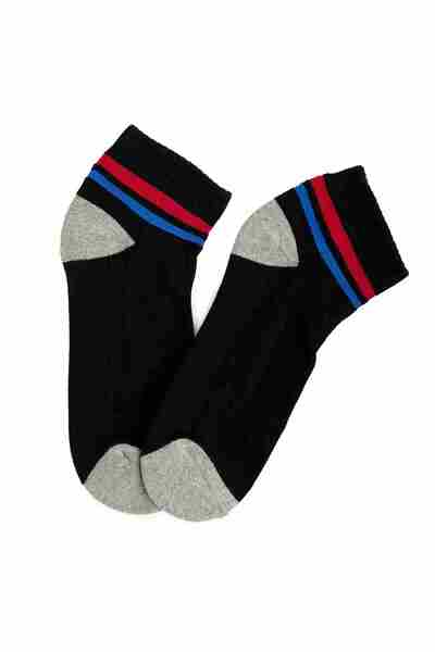 R&B 3 Pack Patterned Ankle Socks