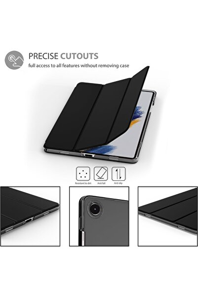 Fibaks Samsung Tab S6 Lite 10.4 Case 2024 (P610/P617/P620) Strong Magnetic Smart Cover with Anti-Tip Stand