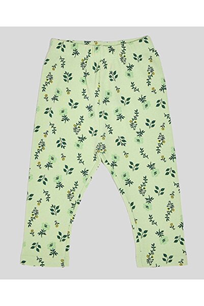 R&B Printed Leggings with Elastic Waist
