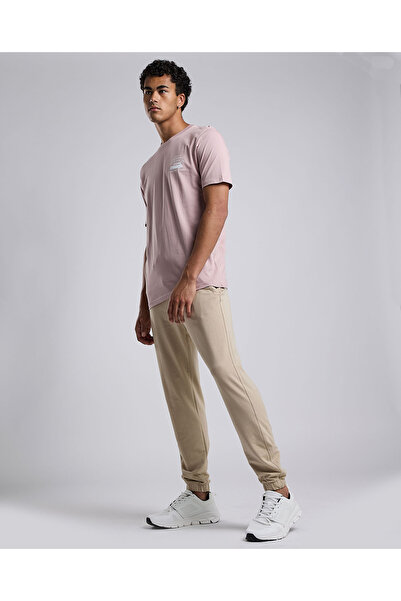 R&B بنطال رياضي سادة مع خصر برباط