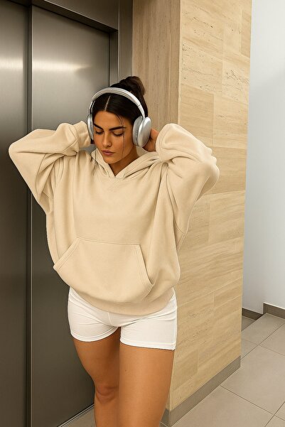 E-ROMA Sweatshirt unisex de culoare simplă