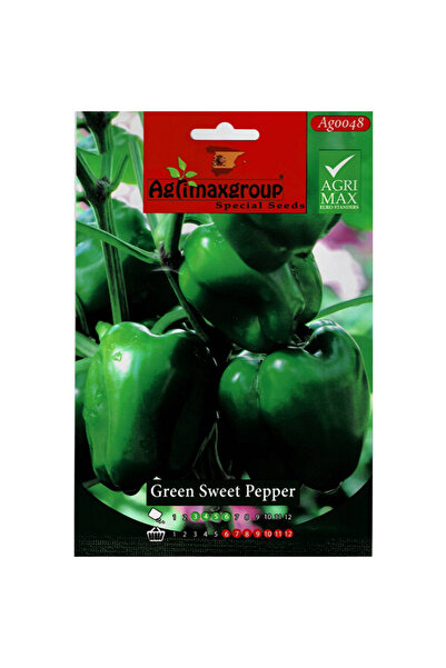 agrimax بذور الفلفل الأخضر الحلو عالية الجودة (صنع في إسبانيا)