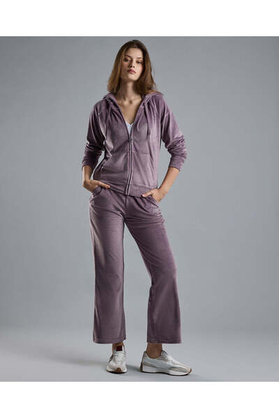 R&B بنطال واسع الساق مع خصر برباط