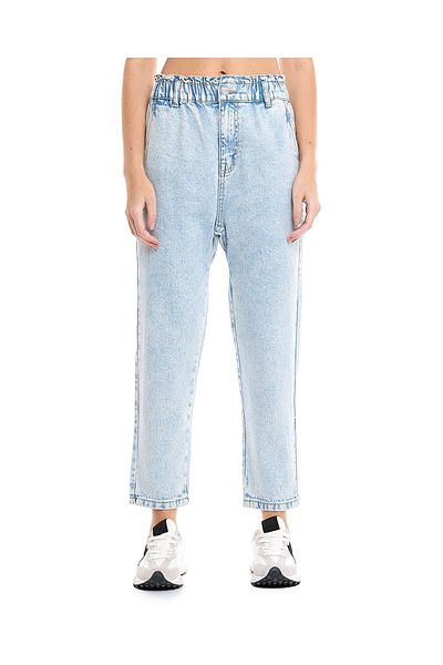 R&B Faded Tapered Fit Jeans with Button Closure