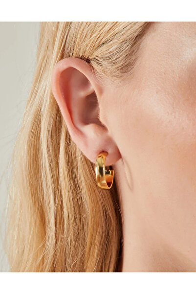 Accessorize Z Chunky Küpe Altın Küpe