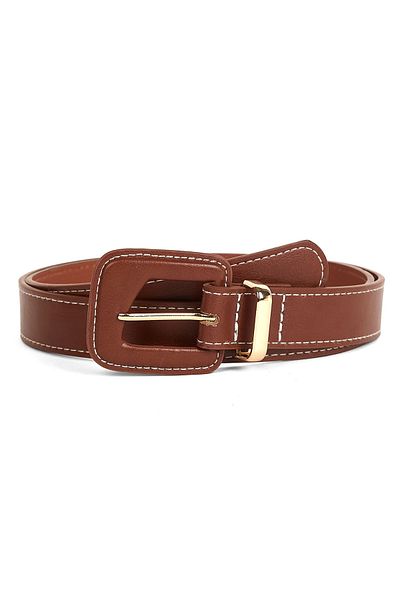 R&B 2 Pack Faux Leather Belts