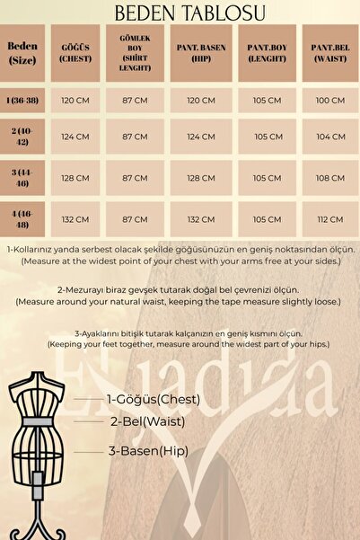 EL jadida Women's Embroidered Linen Plus Size Double Suit