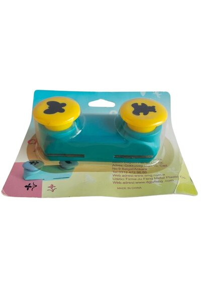 DODOMAR ثقب على شكل مزدوج الجوانب، على شكل فراشة تيدي بير مقاس 2.5 سم