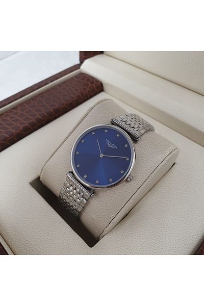 Watch Elegant Lonigons watch, LaGrand steel bracelet model, battery machine, with accessories