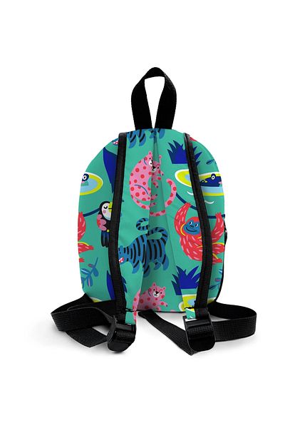 Kokopatik Crazies of the Jungle Pattern Medium Size Nursery Bag