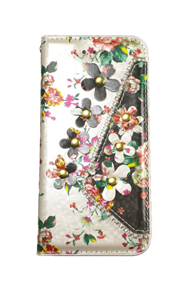 OEM Θήκη συμβατή με iPhone 7, τύπου βινυλίου, με σχέδιο λουλούδια και βότσαλα...