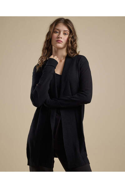 R&B Solid Shrug with Long Sleeves