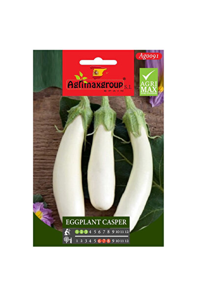 agrimax بذور باذنجان أبيض طويل عالي الجودة (صنع في إسبانيا)