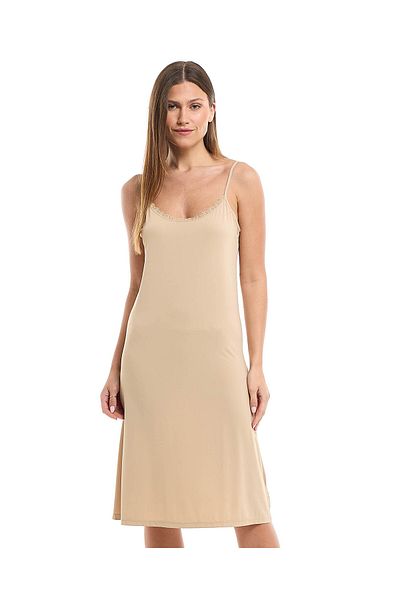 R&B Solid Night Slip Dress