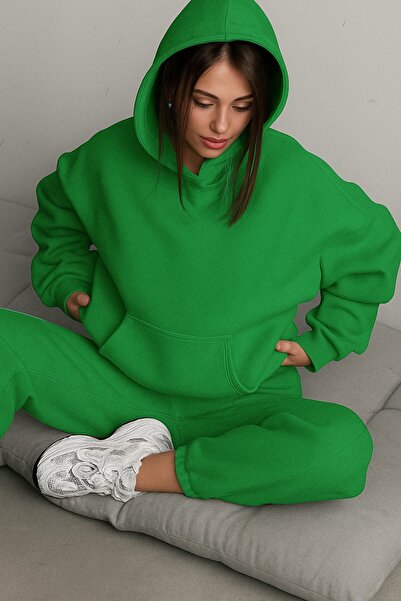 BENROMA 3 İPLİK PENYE UNISEX DÜZ RENK SWEATSHIRT