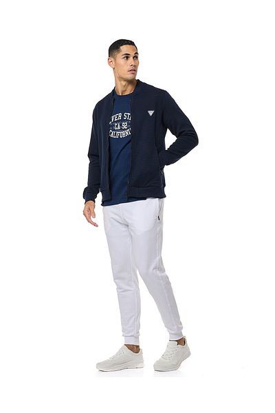 R&B Solid Knit Pants with Drawstring Waist