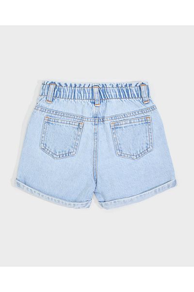 R&B Embroidered Denim Shorts