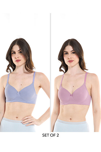 R&B Pack of 2 Lightly Padded T-Shirt Bras