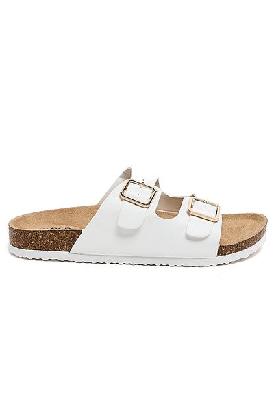 R&B Buckle Detail Comfort Sandals