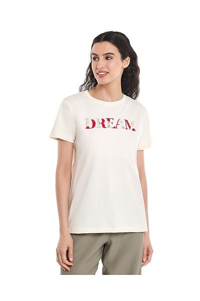R&B Embellished T-Shirt with Crew Neck and Short Sleeves