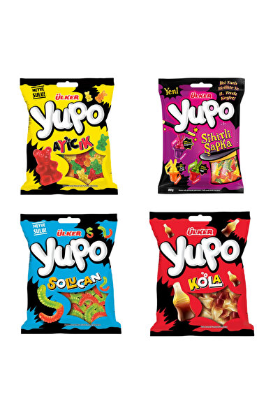 Ülker Yupo Jelibon 4 Adet Karışık