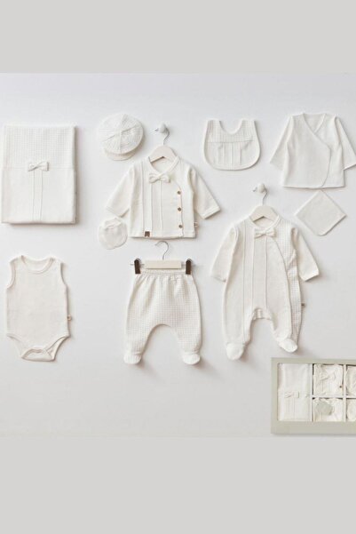 Cantoy Yenidoğan Erkek Bebek Carisma Nervüllü 10'Lu Hastane Çıkış Set