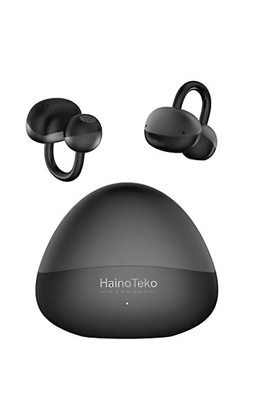 haino teko germany OWS-H7 High-Resolution Bluetooth Earphones with Touch Controls, Built-in Microphone, and Universal Compatibility - Black