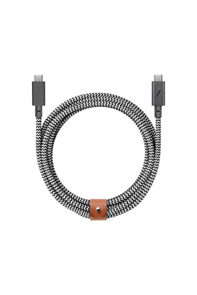 Native Union Cablu de date Native Union Belt Pro 2, USB Type-C, 2.4 m (Gri)