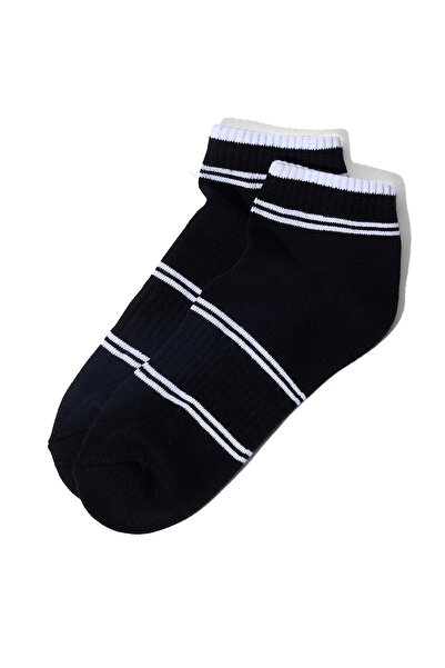 R&B 3 Pack Striped Ankle Socks