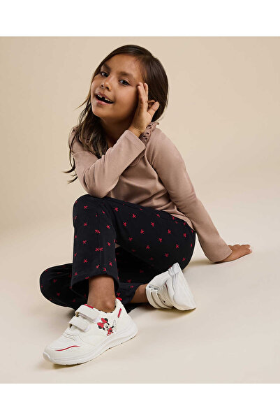 R&B Printed Leggings with Elastic Waist