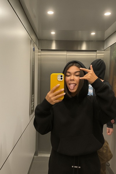 BENROMA SWEATSHIRT DE CULOARE SOLIDĂ UNISEX
