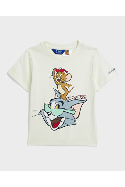 R&B 2 Pack Tom & Jerry Printed T-Shirts with Short Sleeves