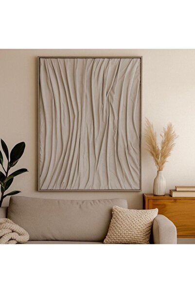 Vi Markets لوحة جدارية بتصميم الطيات القماشية