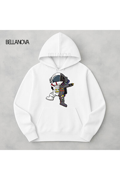 bellanova Κορυφαίας ποιότητας Unisex Φούτερ με κουκούλα και 3 κλωστές