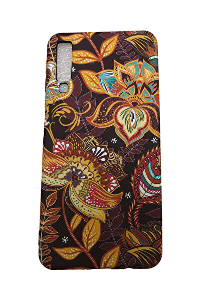 OEM Carcasă compatibilă cu Samsung Galaxy A7 2018, fosforescentă, design flor...