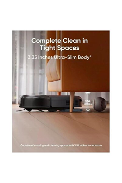 eufy Aspirator robot Omni C20, aspirator și mop, stație multifuncțională, 7.000 Pa, 40 W, negru