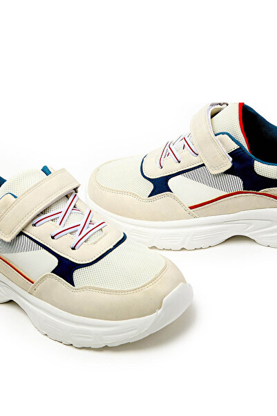 R&B Color Block Velcro Closure Shoes