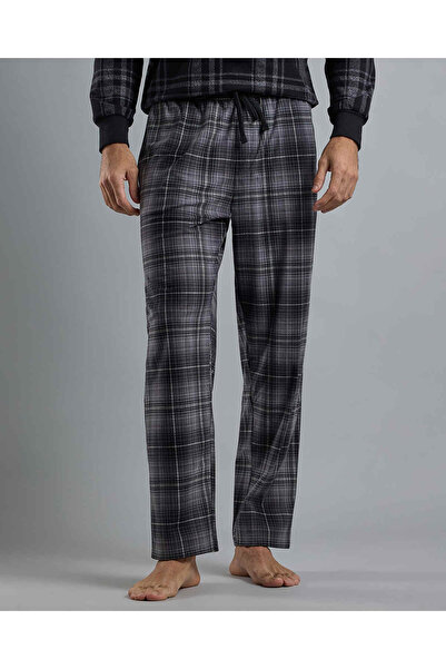 R&B Plaid Lounge Pants with Drawstring Waist