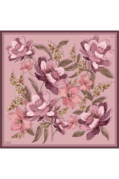 Armine İpek Eşarp 2026 Kış - 9414-03 Pudra Twill