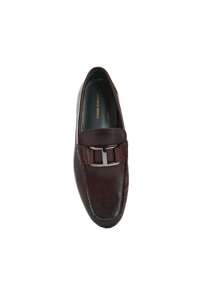 George Hogg Kahverengi Toka Detaylı Erkek Deri Loafer