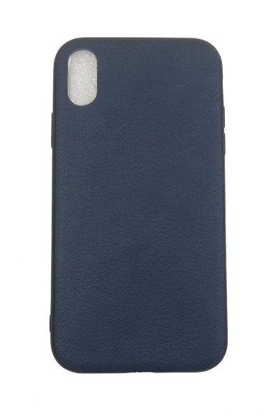 OEM Θήκη συμβατή με iPhone XR, υψηλής ποιότητας, απομίμηση δέρματος, μπλε