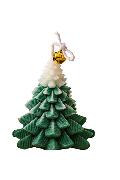 Flippy Christmas Scented Candle, Flippy, Christmas Tree, Soy Wax, CChristmas Gift, 8 x 7 x 7 cm, Green