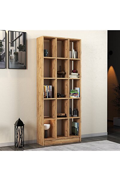 Tanmob Efe Çok Raflı Kitaplık Çam - KTB0302