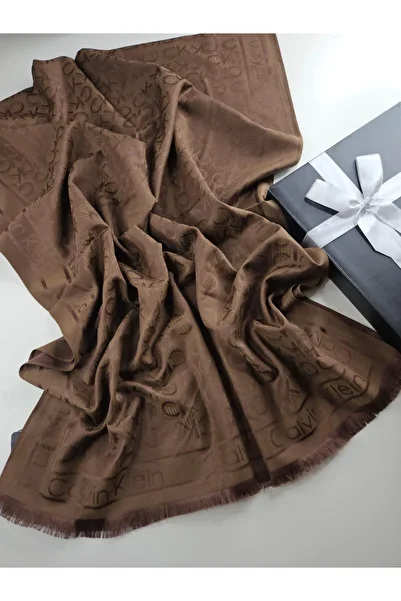 Webinay Home Double-Sided Ck Theme Thin Fabric Cashmere Silk Shawl Silk Scarf Hijab